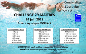 Appel aux bénévoles pour l'organisation du Challenge Maîtres