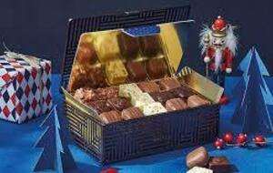 Vente de chocolats de Noël