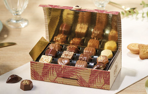 Vente de chocolats de Noël