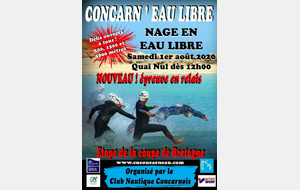 1ère étape eau libre Concarneau