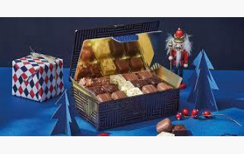 Vente de chocolats de Noël
