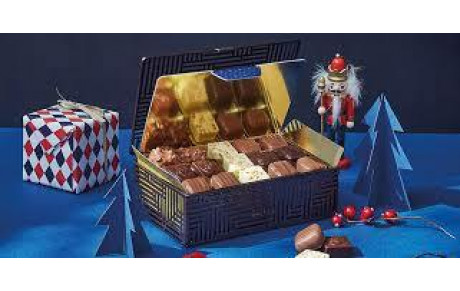 Vente de chocolats de Noël