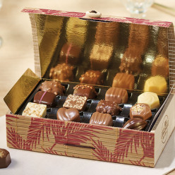 Vente de chocolats de Noël